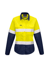 Womens Hi Vis Rugged Cooling Taped Long Sleeve Spliced Shirt