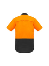 Mens Hi Vis Rugged Cooling Spliced Short Sleeve Shirt