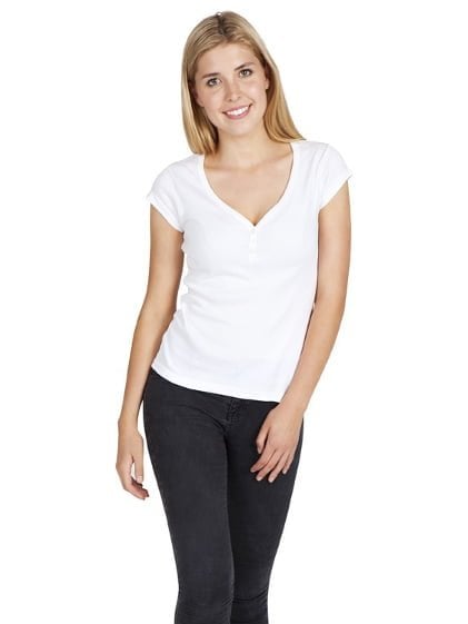 Ladies Henley T-Shirt