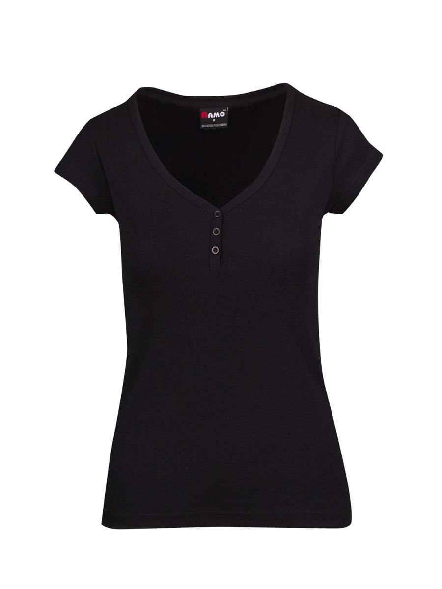 Ladies Henley T-Shirt