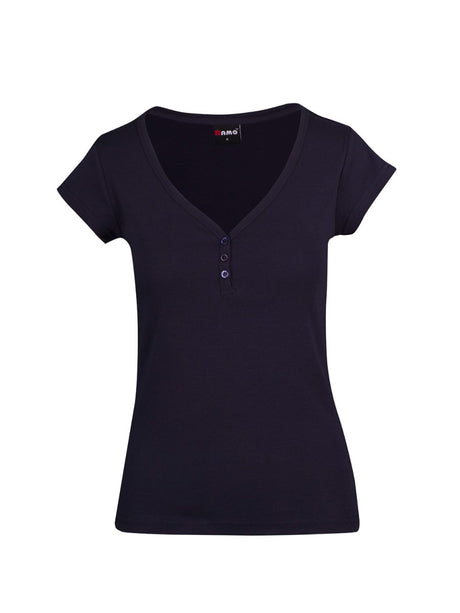 Ladies Henley T-Shirt