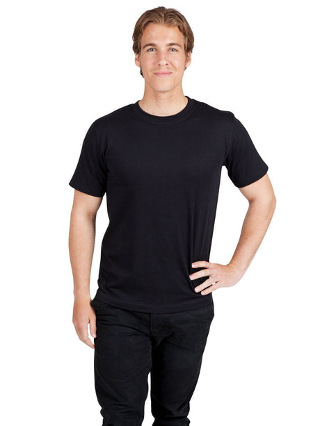 Ramo - Unisex modern fit black t-shirt.