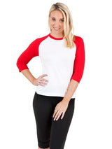 Ladies 3/4 Sleeve Raglan Tee