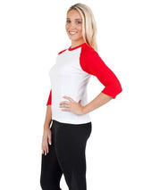 Ladies 3/4 Sleeve Raglan Tee