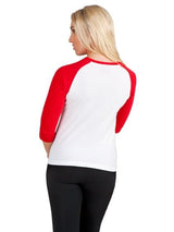 Ladies 3/4 Sleeve Raglan Tee