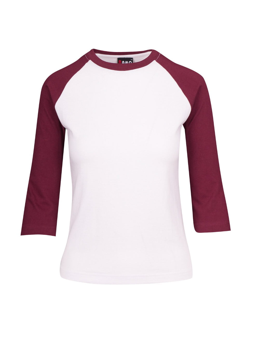 Ladies 3/4 Sleeve Raglan Tee