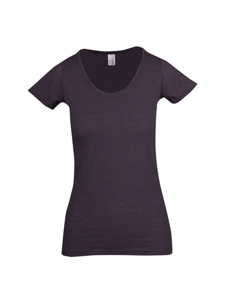 Ladies Raw Cotton Wave Tee
