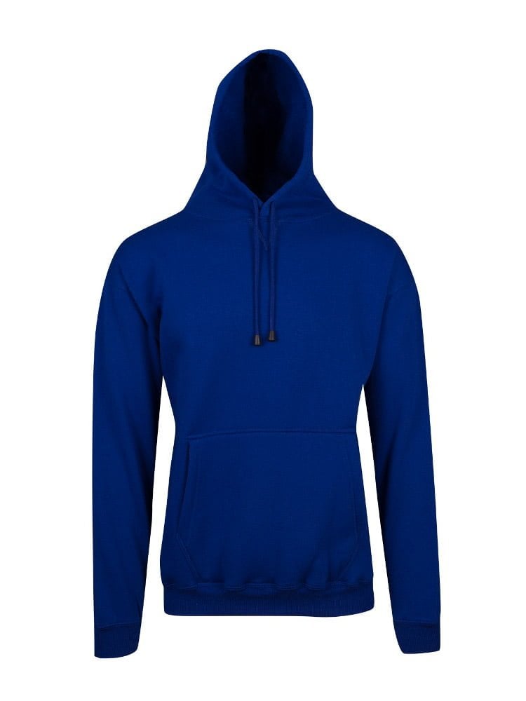 Kangaroo Hoodie Mit Rippenstoff Und Großer Tasche – Aus Baumwolle, Farbe Ecru, Größe S