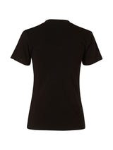 Ladies V-Neck Cotton Stretch Tee Shirt