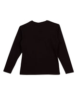 Ladies Cotton Stretch Long Sleeve V-Neck Tee