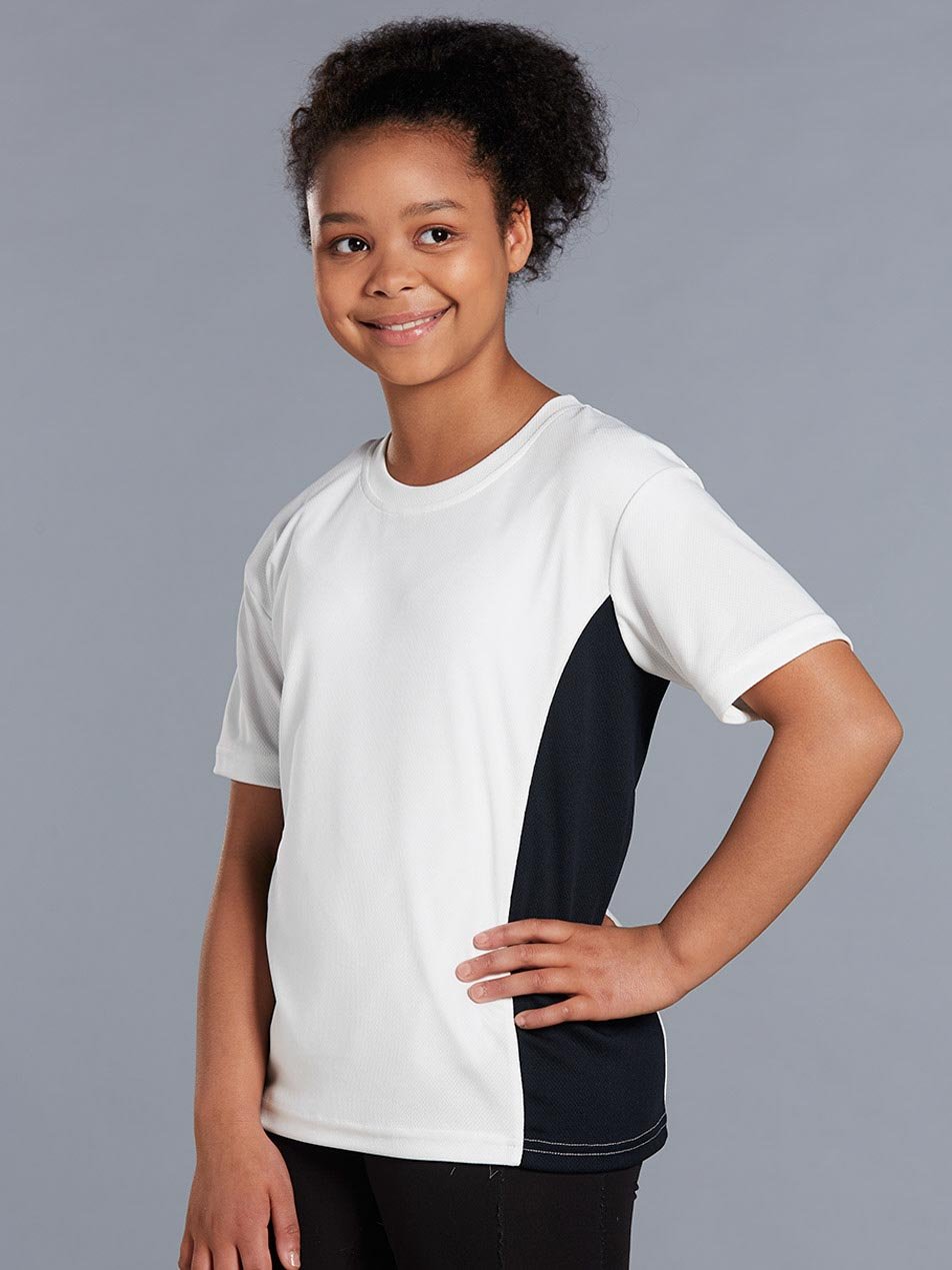 Kids CoolDry Mesh Contrast Tee