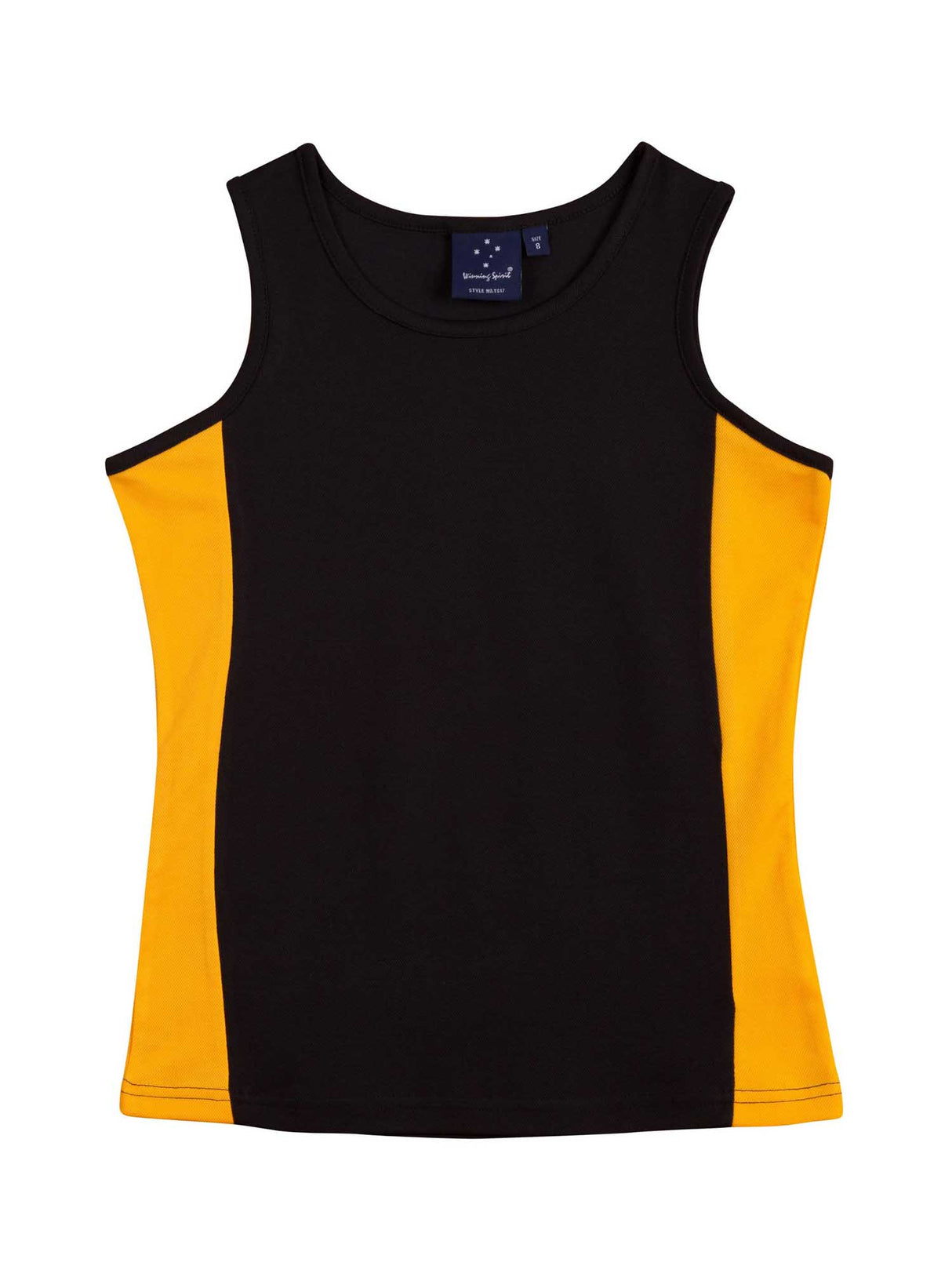 Ladies TrueDry Mesh Contrast Singlet