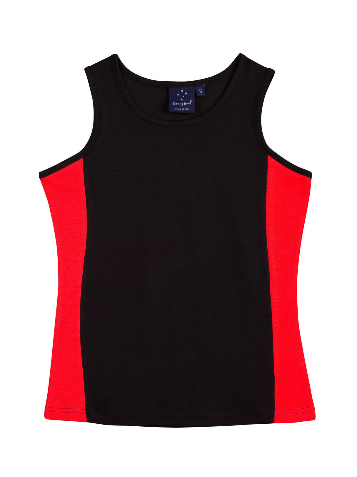 Ladies TrueDry Mesh Contrast Singlet