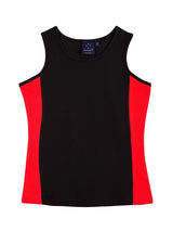 Ladies TrueDry Mesh Contrast Singlet