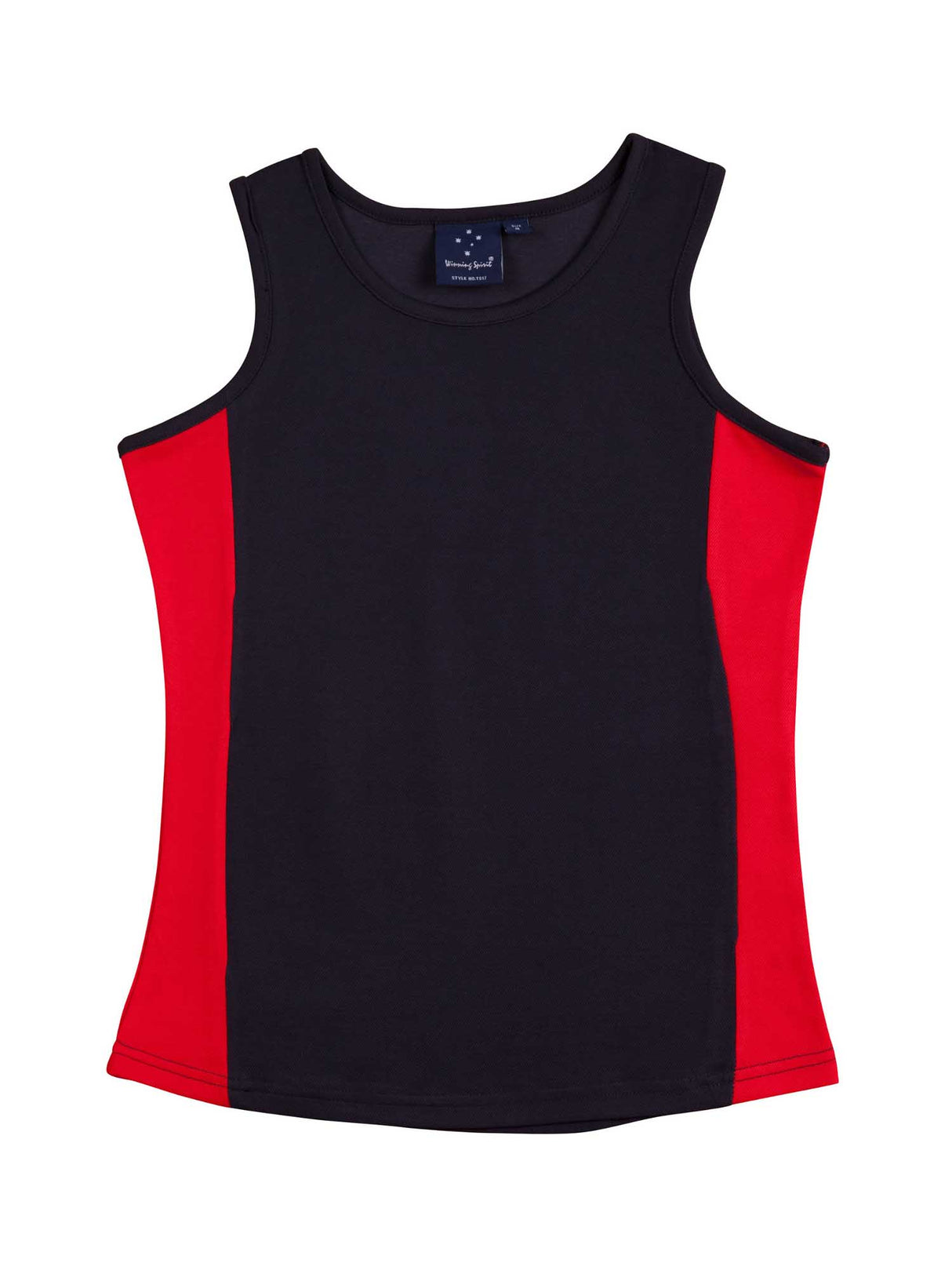 Ladies TrueDry Mesh Contrast Singlet