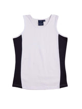 Ladies TrueDry Mesh Contrast Singlet