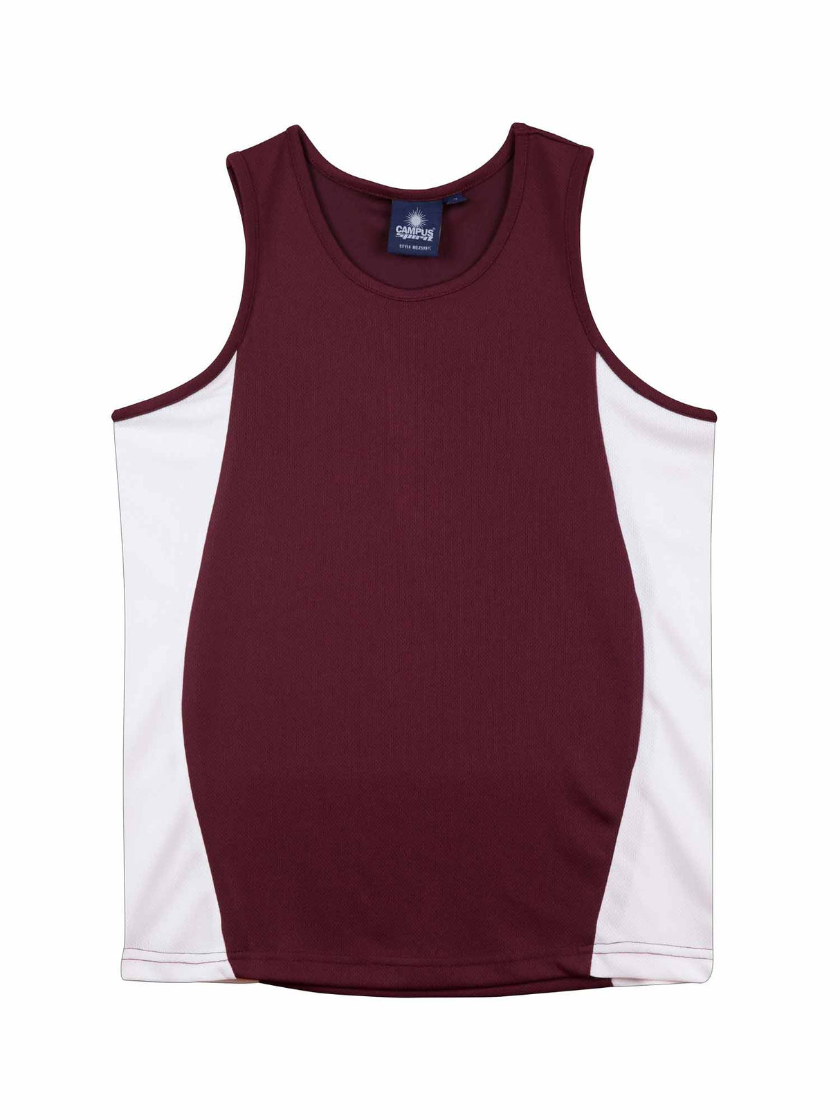 Kids TrueDry Mesh Contrast Singlet