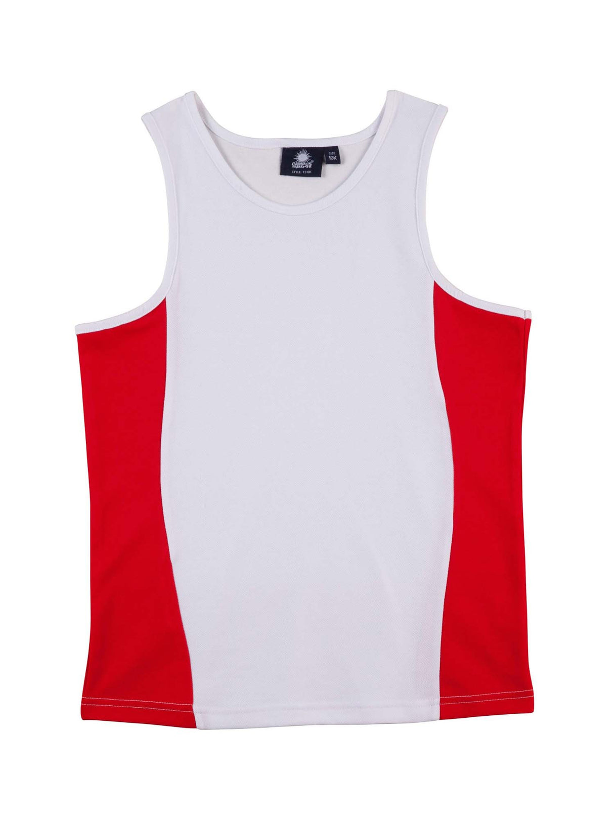 Kids TrueDry Mesh Contrast Singlet