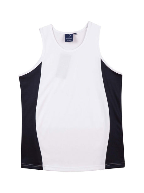 Mens TrueDry Mesh Contrast Singlet