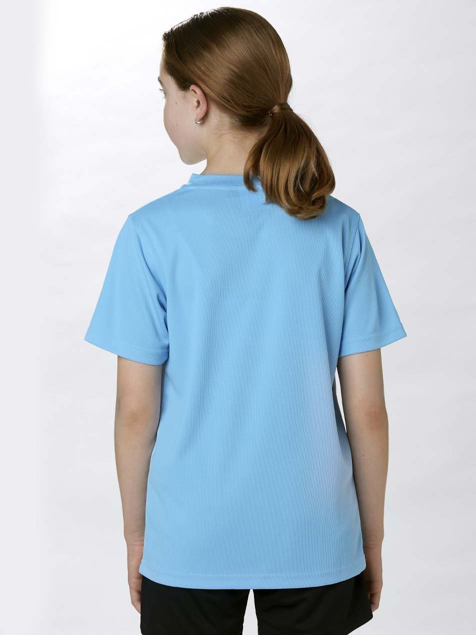 Kids CoolDry Mesh Knitted Short Sleeve Tee Shirt