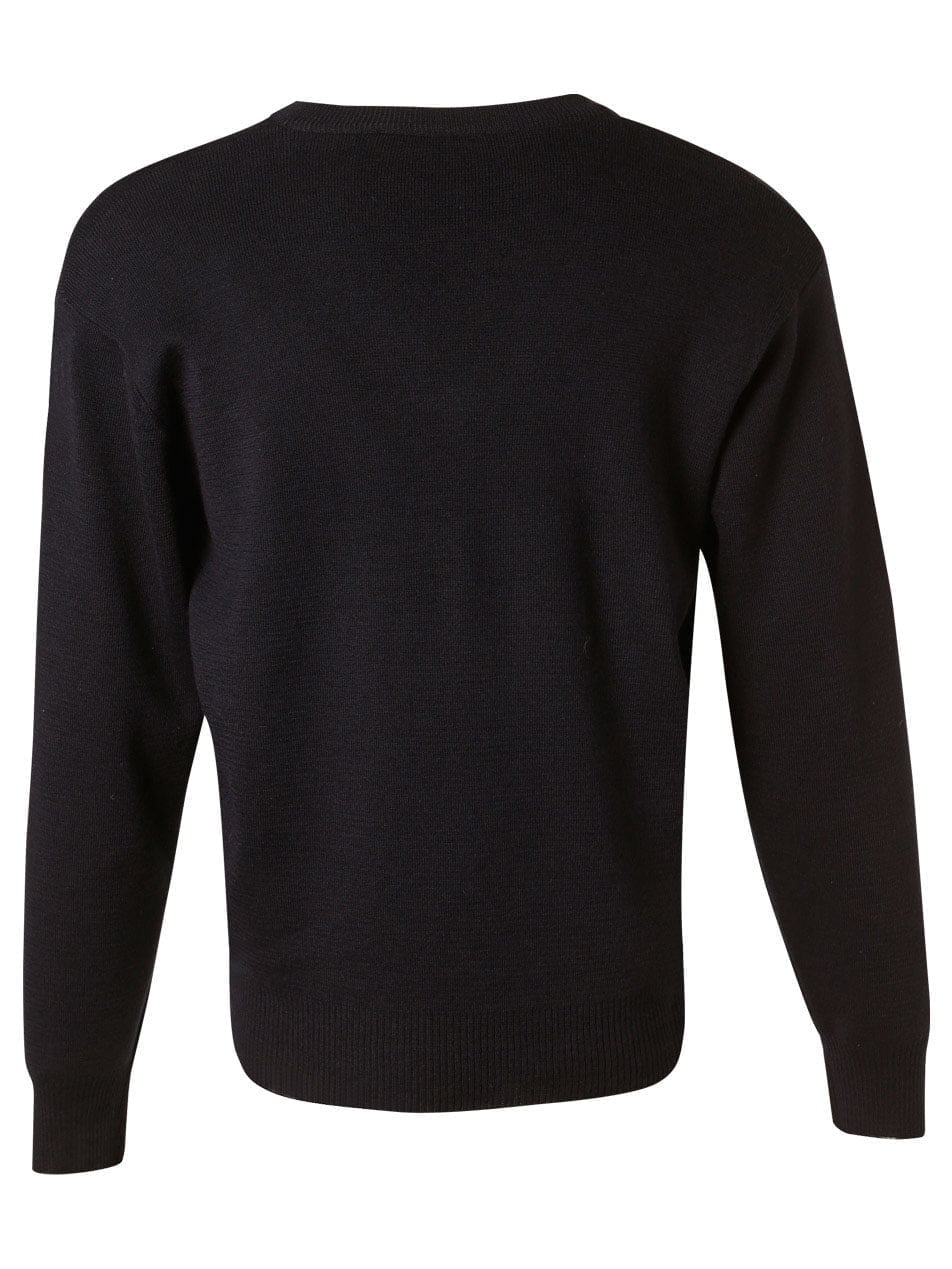 Unisex Wool/Acrylic V-Neck Jumper