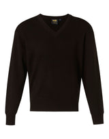 Unisex Wool/Acrylic V-Neck Jumper