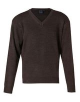 Unisex Wool/Acrylic V-Neck Jumper