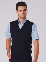 Unisex Wool/Acrylic V-Neck Vest