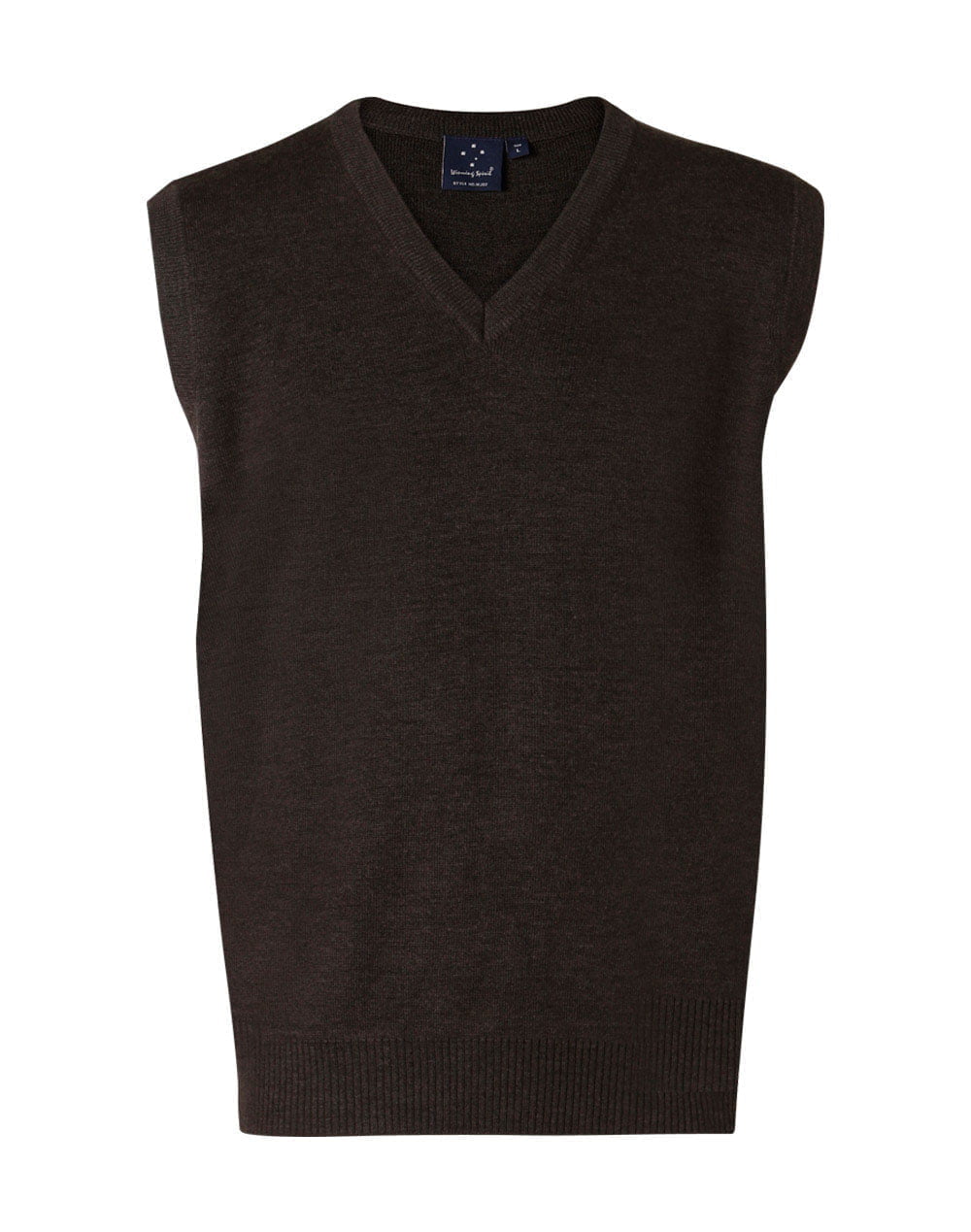 Unisex Wool/Acrylic V-Neck Vest