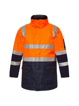 Hi Vis 6 in 1 Two Tone Reflective Jacket with Removable Sleeves