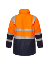 Hi Vis 6 in 1 Two Tone Reflective Jacket with Removable Sleeves