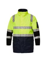 Hi Vis 6 in 1 Two Tone Reflective Jacket with Removable Sleeves