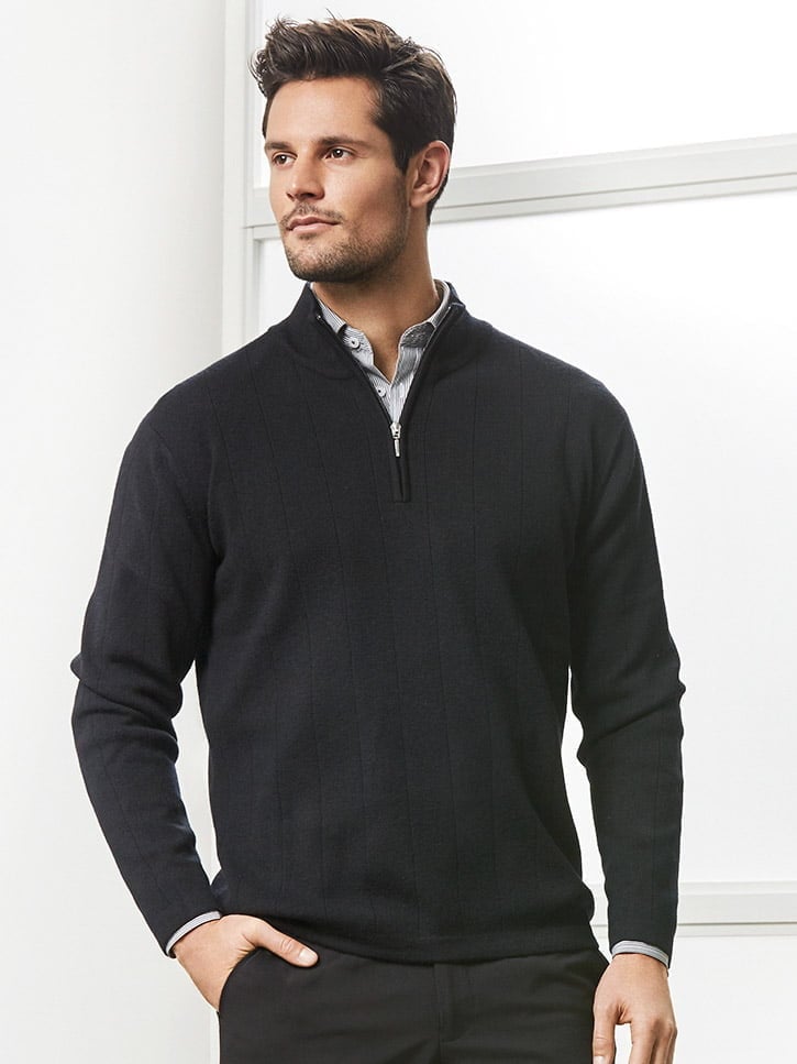 Mens 80/20 Wool-Rich Pullover